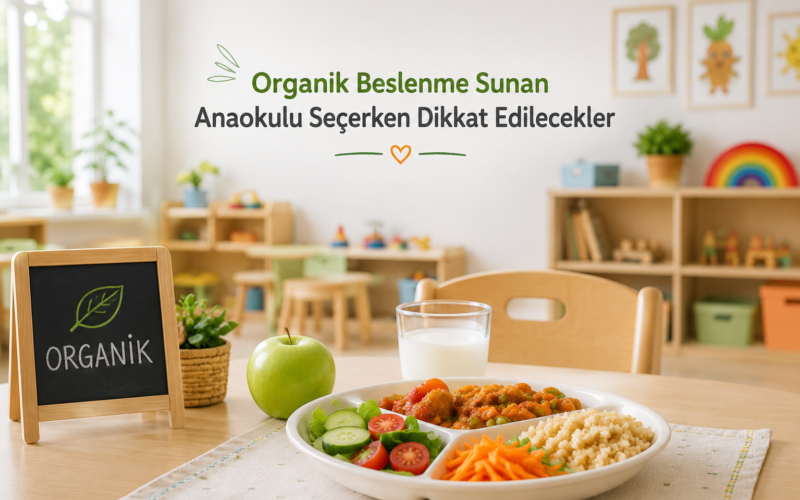 Organik Beslenme Sunan Anaokulu Seçerken Dikkat Edilecekler