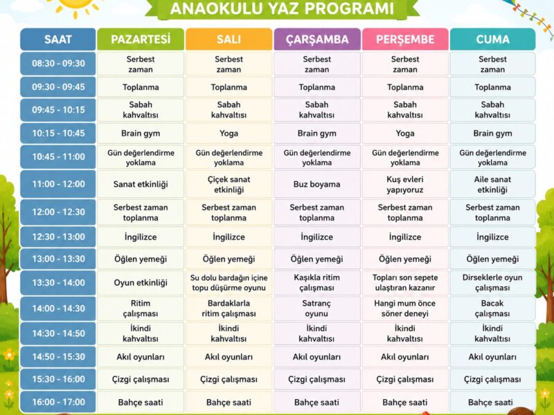 İstanbul Başakşehir Özel Çok Gülücük Anaokulu